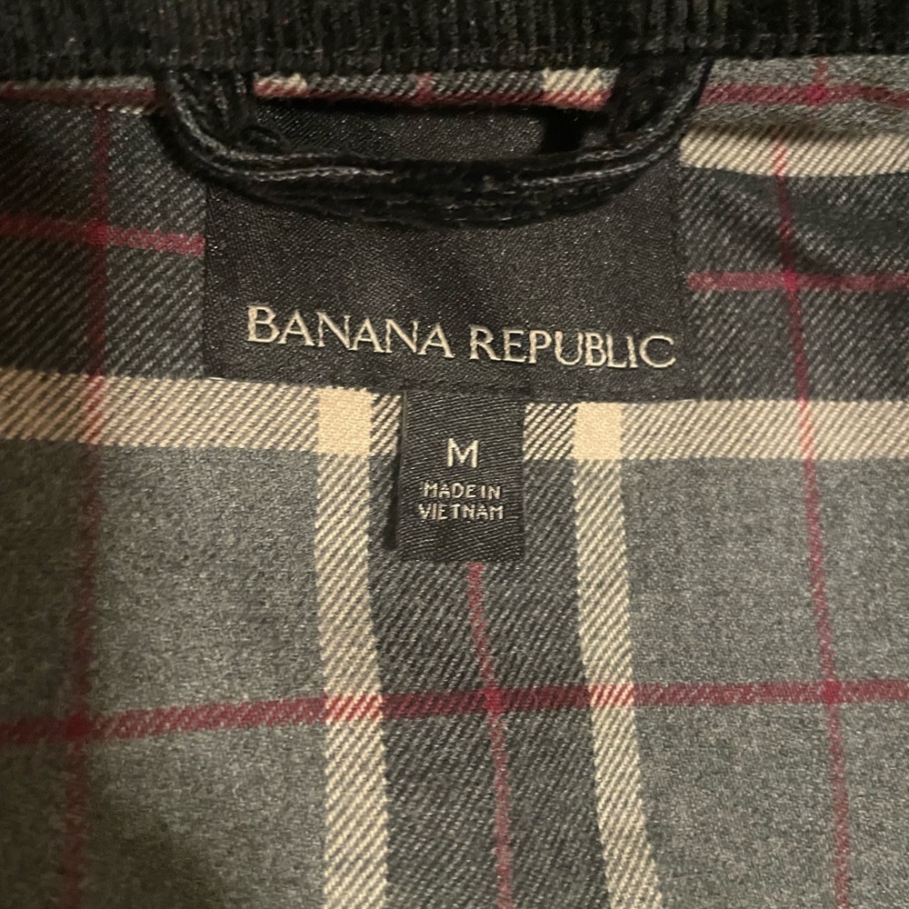 Banana Republic Water-Resistant 4-Pocket Field Jacket Size Medium Black - Picture 4 of 6